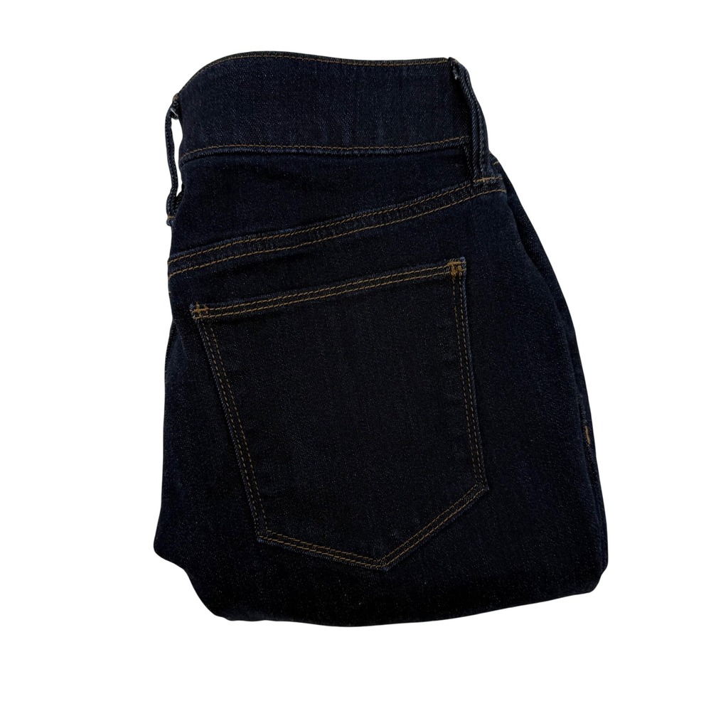 Chico's Dark Wash Skinny Jeans Womens 0P Petite Indigo Stretch Denim Mid Rise